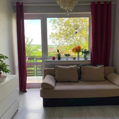 Duży Dwuosobowy Pokój Blisko Centrum Z Balkonem